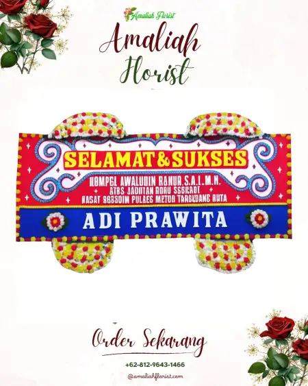 Papan Bunga Ucapan Selamat Trimulyo